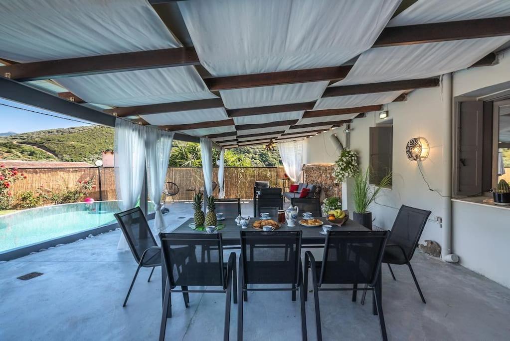 AlikianosCasa Del Miele, Private Pool, Bbq, Mountain View.别墅 外观 照片