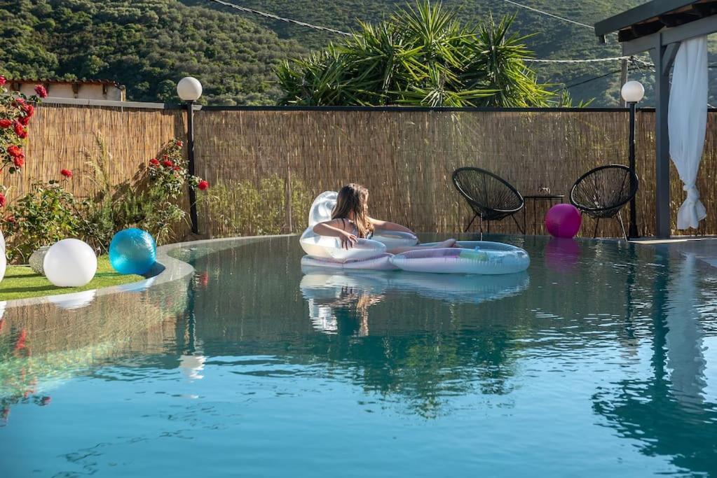 AlikianosCasa Del Miele, Private Pool, Bbq, Mountain View.别墅 外观 照片