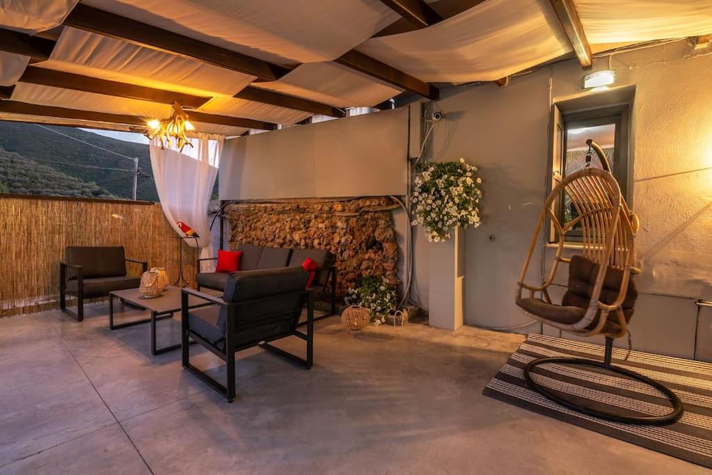 AlikianosCasa Del Miele, Private Pool, Bbq, Mountain View.别墅 外观 照片