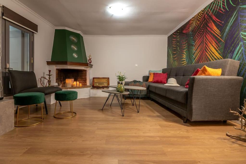 AlikianosCasa Del Miele, Private Pool, Bbq, Mountain View.别墅 外观 照片