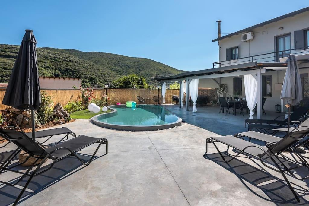 AlikianosCasa Del Miele, Private Pool, Bbq, Mountain View.别墅 外观 照片