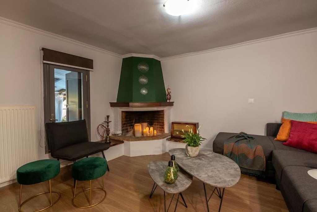 AlikianosCasa Del Miele, Private Pool, Bbq, Mountain View.别墅 外观 照片